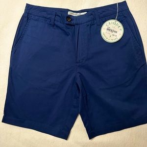 NWT Criquet Twill Shorts in Navy MENS size 34 and 36